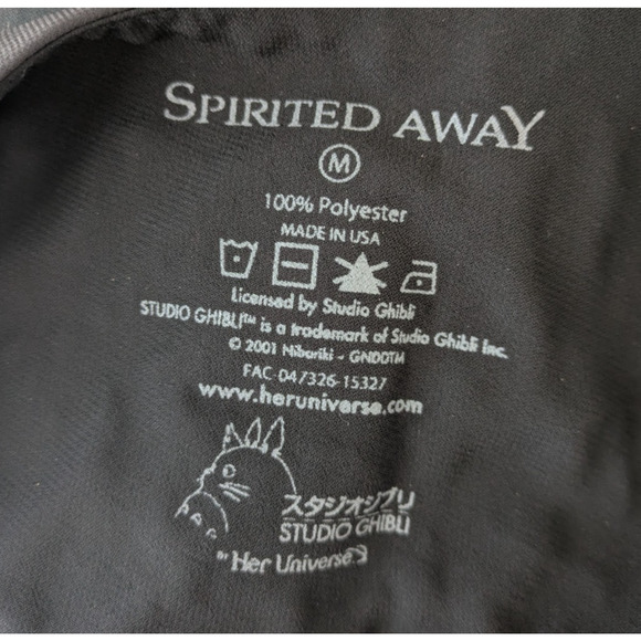 Studio Ghibli Her Universe Spirited Away Haku Kimono Size Medium Fringe Sheer - Picture 4 of 7